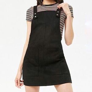 Suede Overall Dress